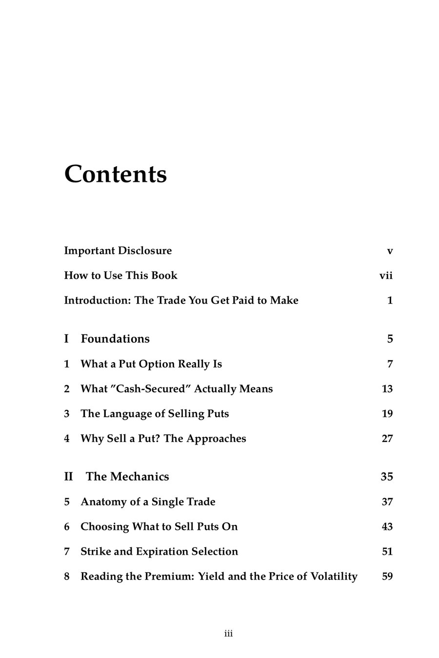 The contents