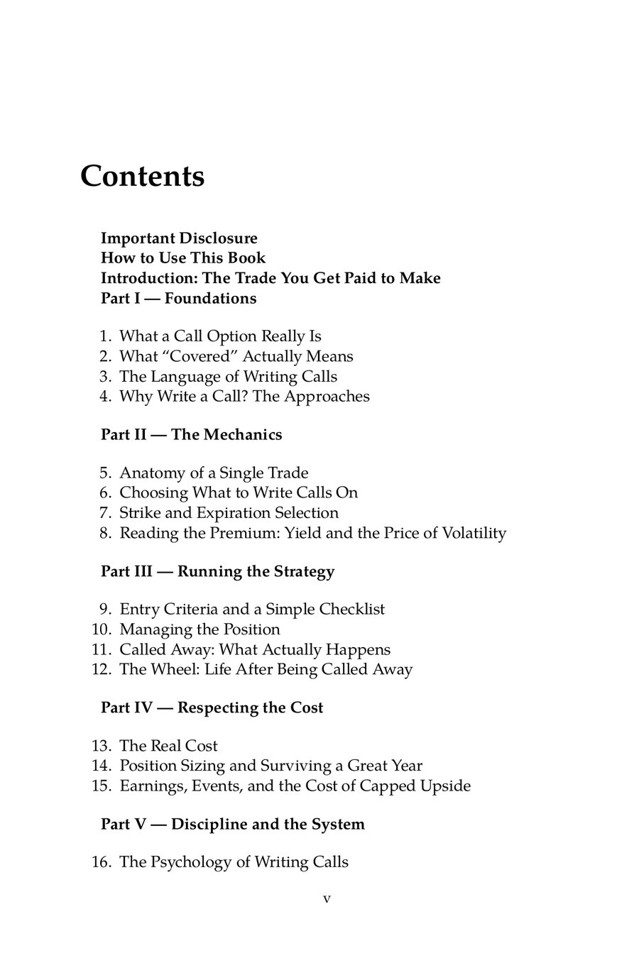 The contents