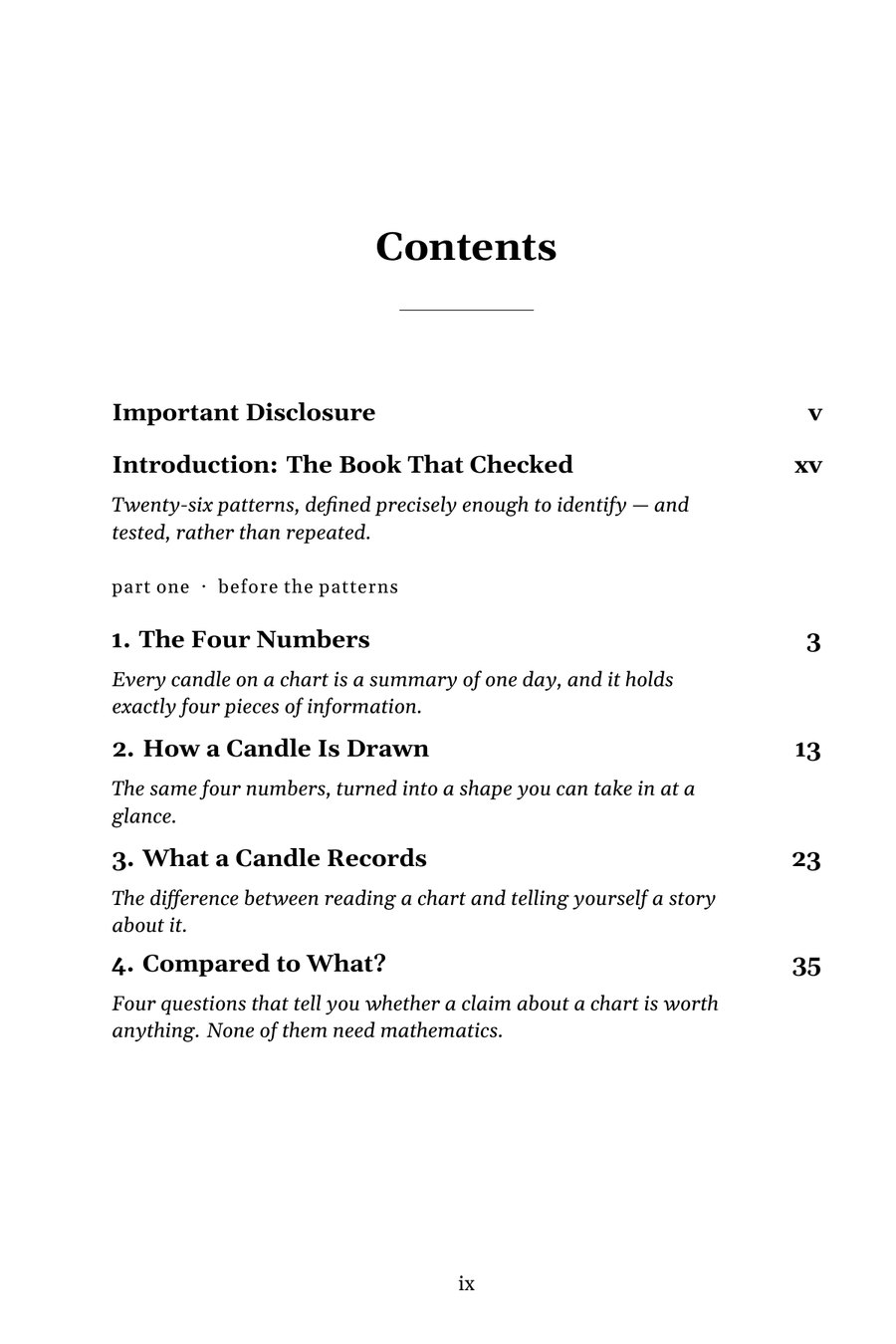 The contents